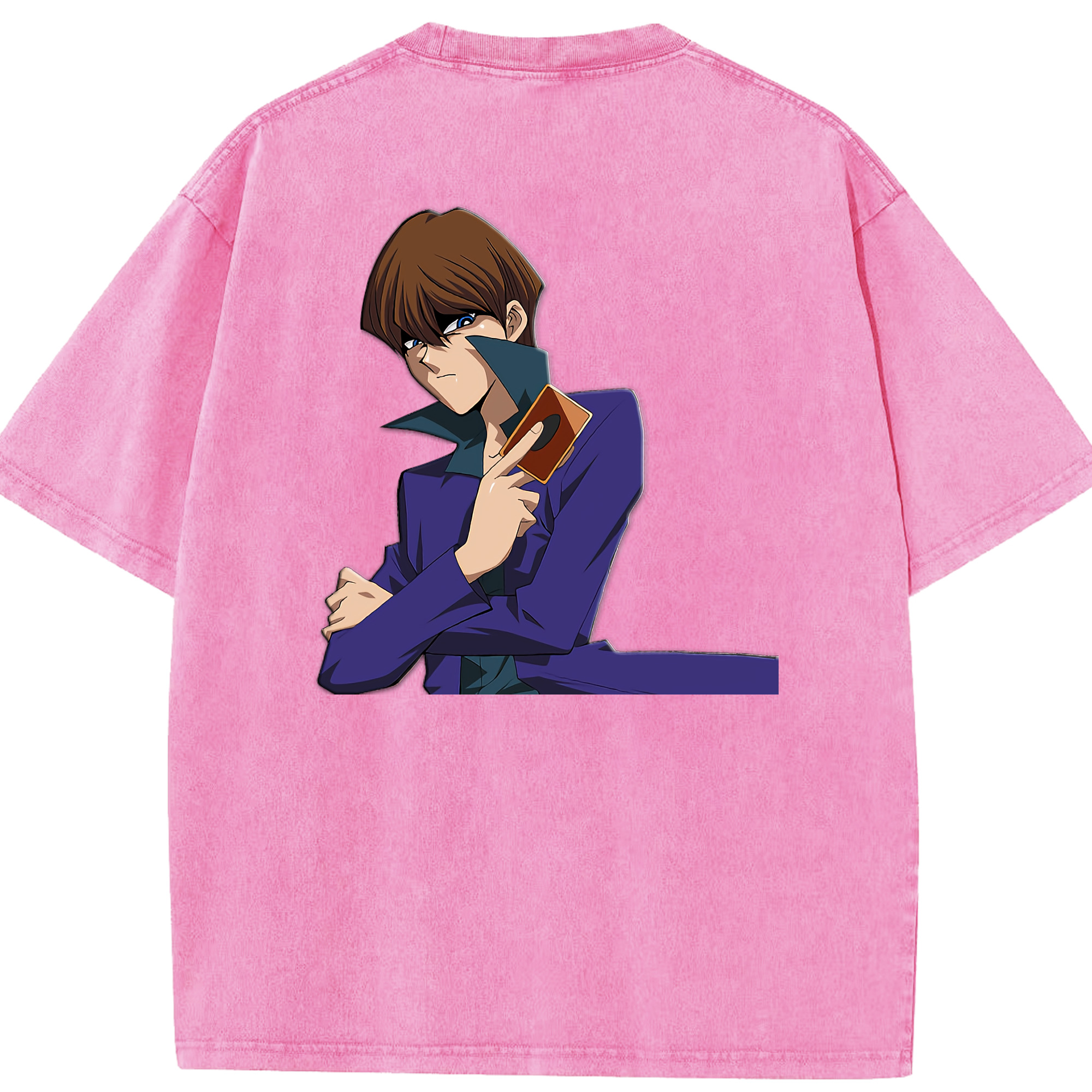 （画像用） 遊☆戯☆王 Yu-Gi-Oh! 綿100% ヴィンテージ風 半袖Tシャツ（背面プリント）